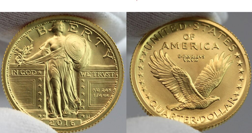 2016 Standing Liberty Centennial Gold Coin