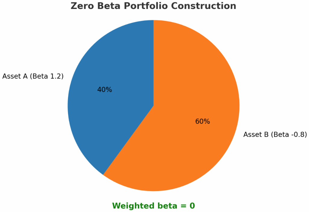 Zero Beta Portfolio Example