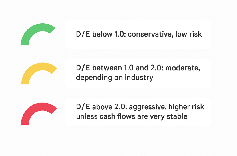what is a good debt to equity ratio