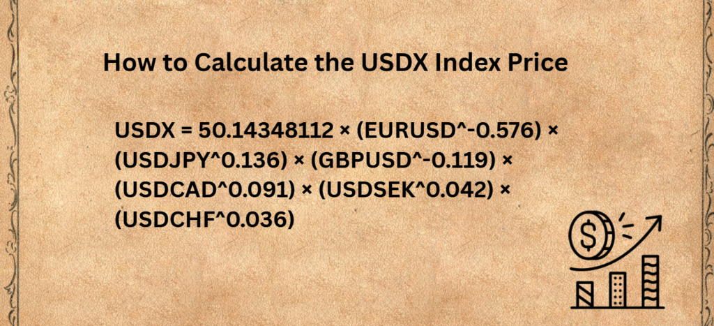 how to calculate the usdx index price