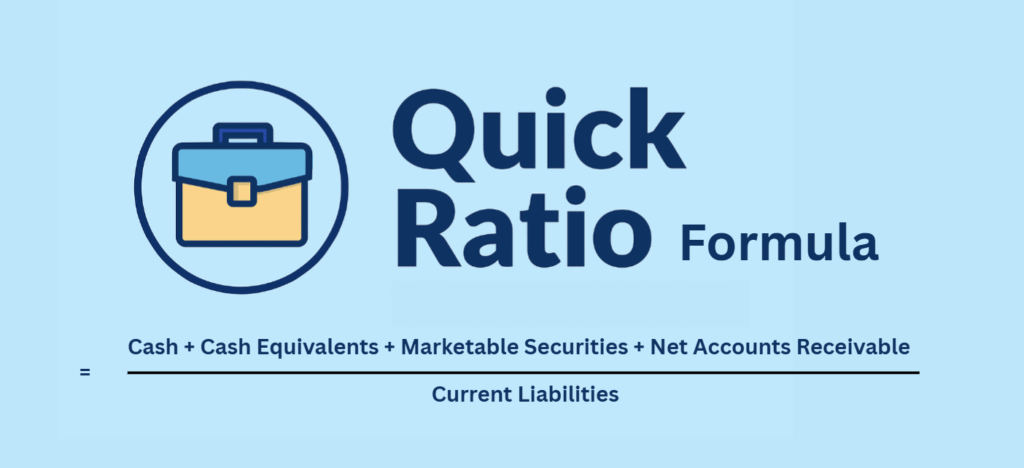 quick ratio formula